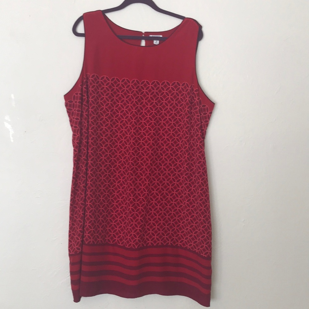 Red Sleeveless Dress
